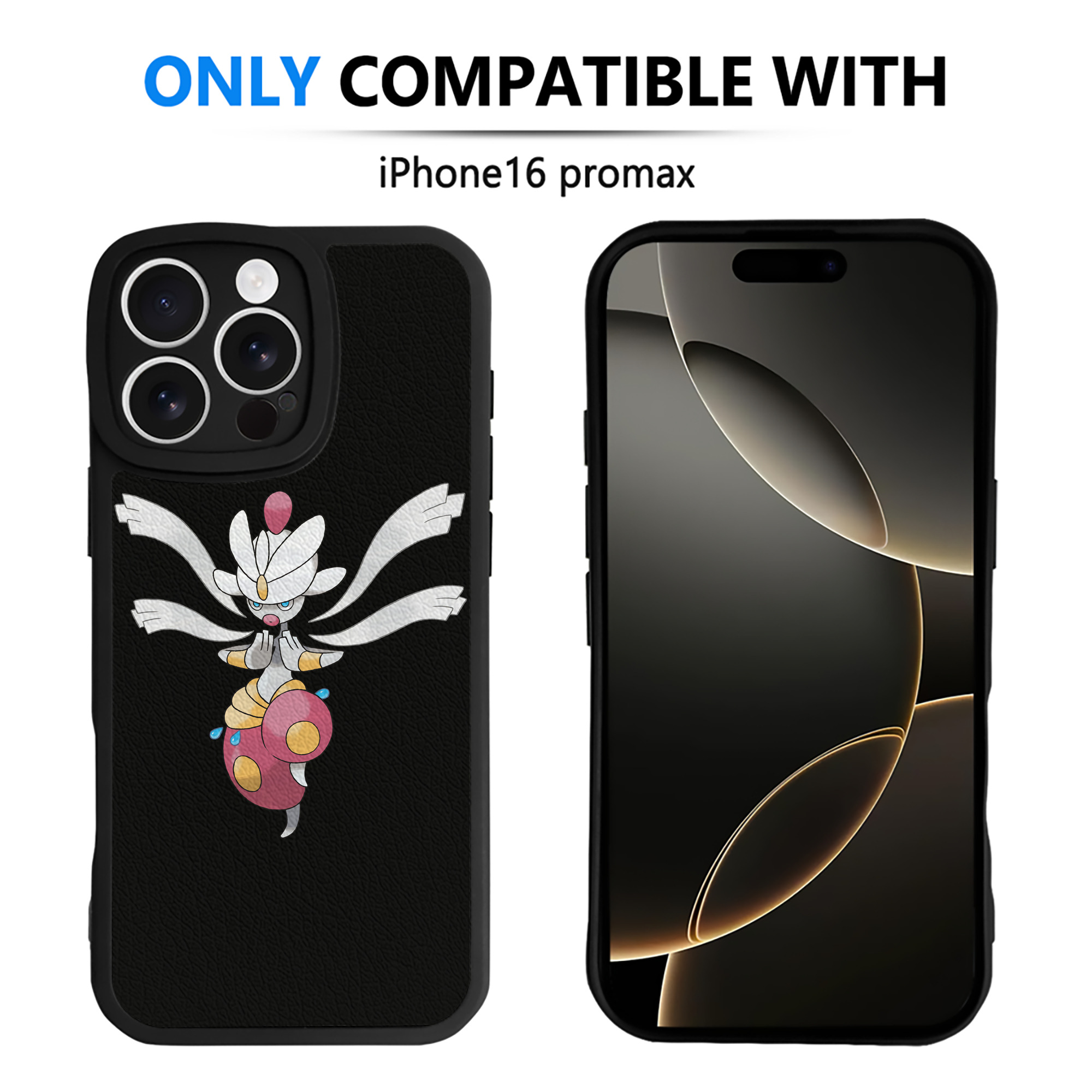 （画像用） ポケットモンスター Pokémon 【iPhone 16シリーズ対応】シリコンスマホケース（レザー調） 材質：シリコン